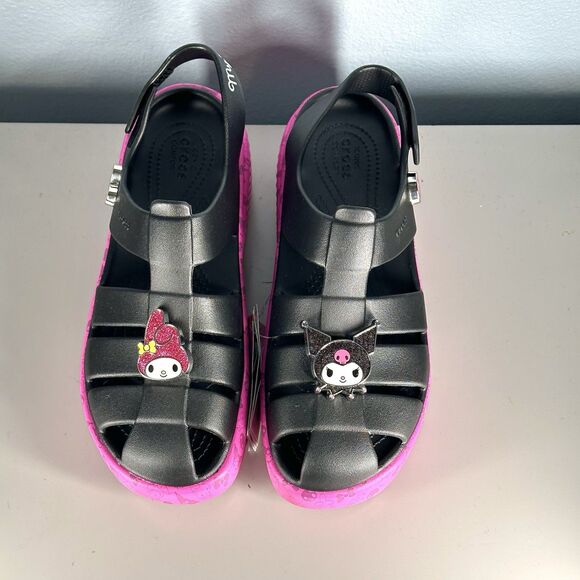 Crocs Hello Kitty And Friends My Melody and Kuromi Stomp Sandal Women’s Size 11 - Picture 4 of 13